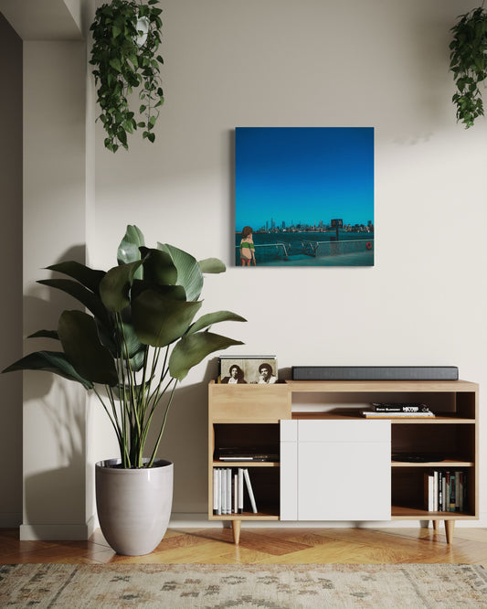 Urban Fantasy Photography Poster: PolaDova Surreal Cityscape Print