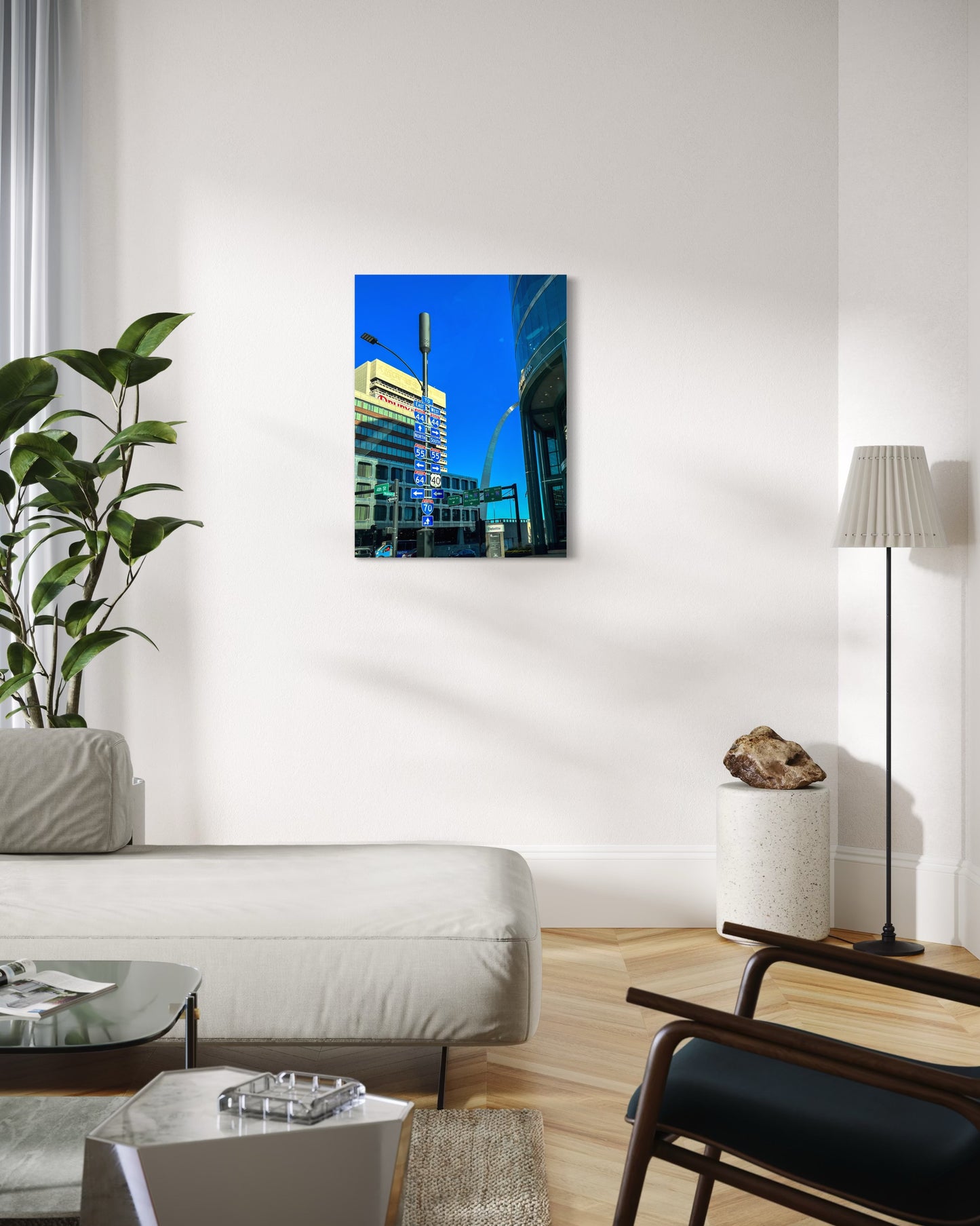 Downtown St. Louis Street Photography Print – Semi-Glossy Poster