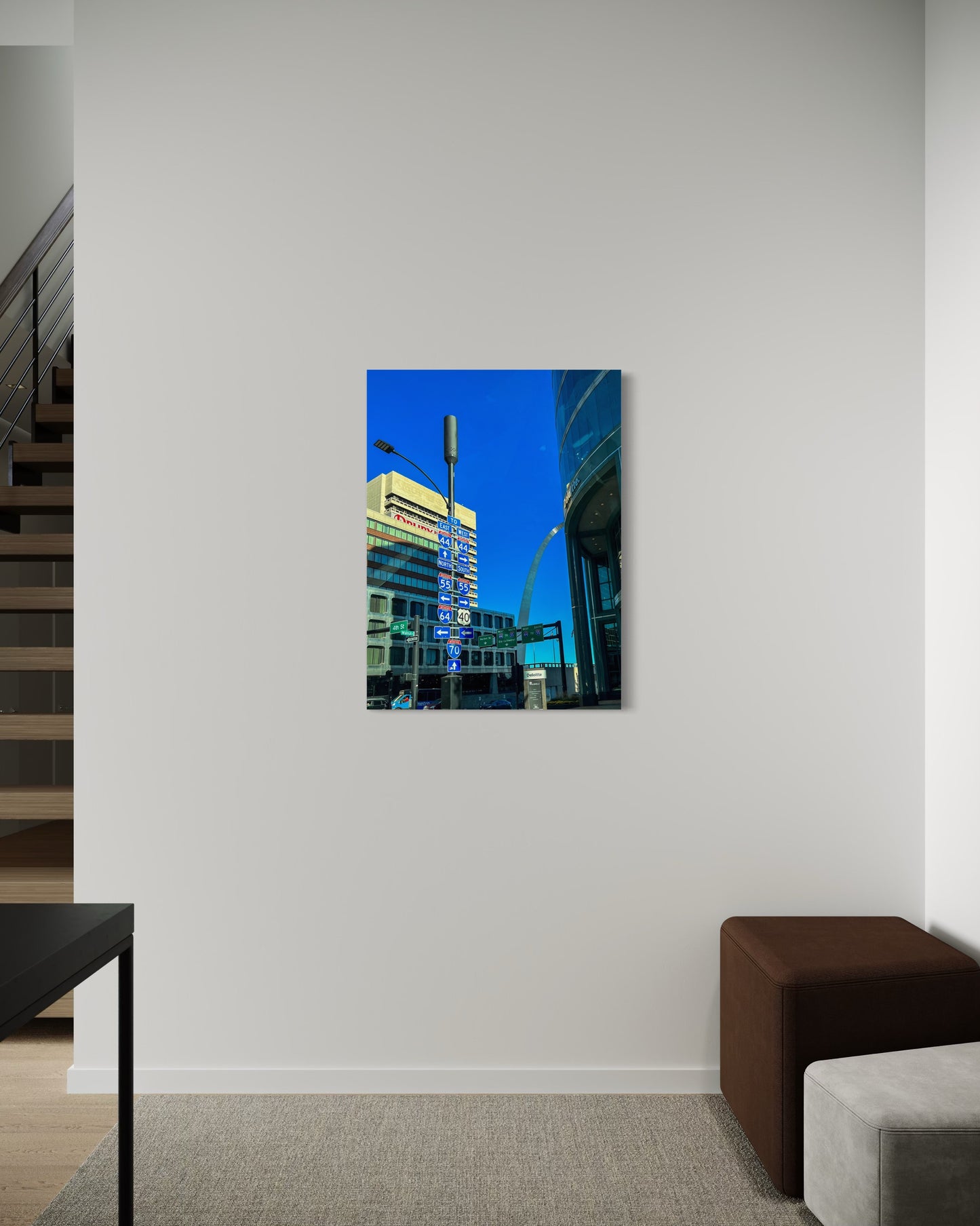 Downtown St. Louis Street Photography Print – Semi-Glossy Poster