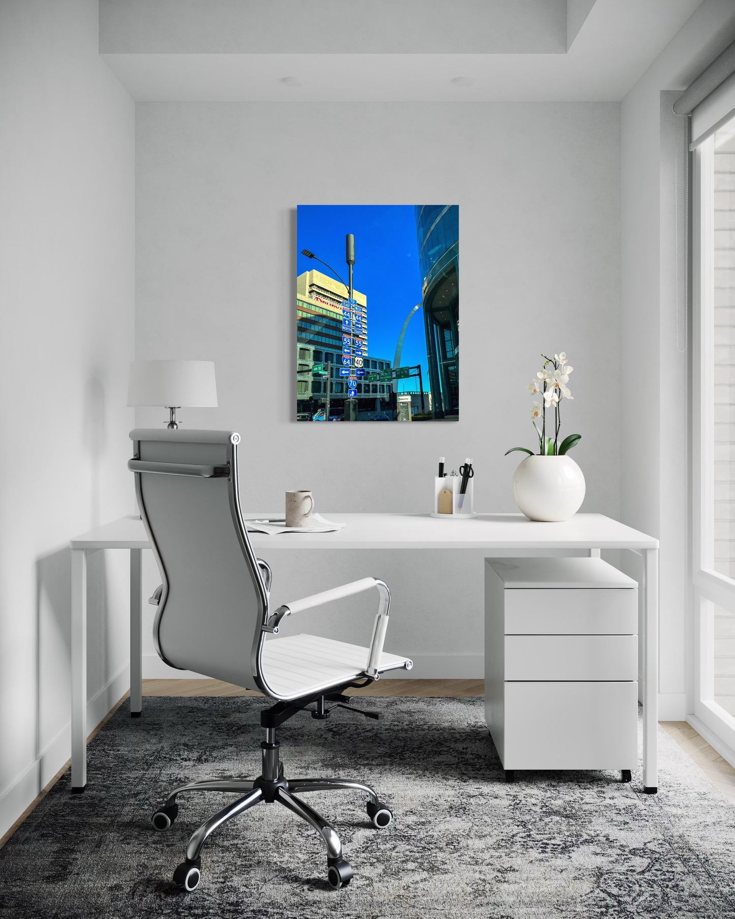 Downtown St. Louis Street Photography Print – Semi-Glossy Poster