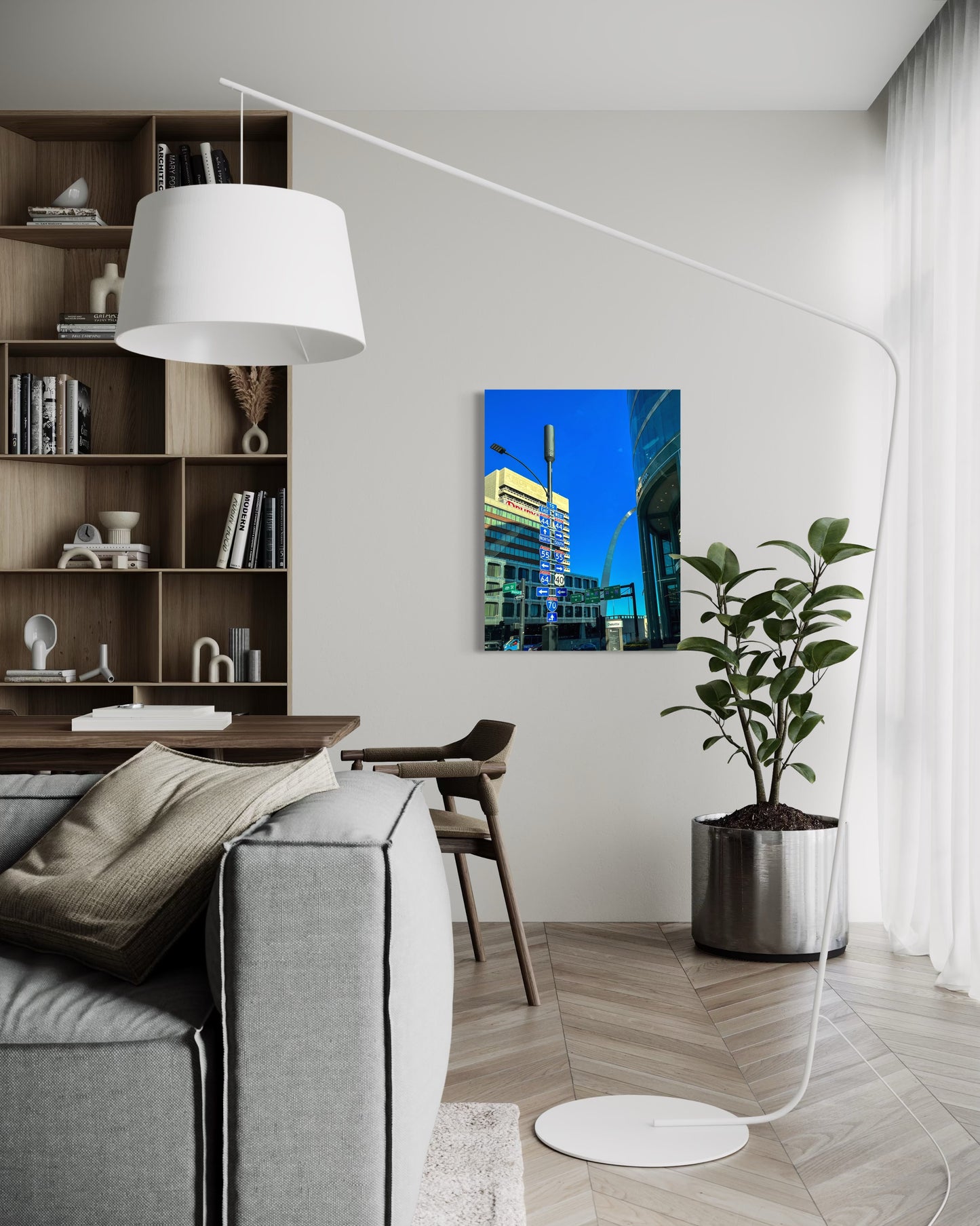 Downtown St. Louis Street Photography Print – Semi-Glossy Poster