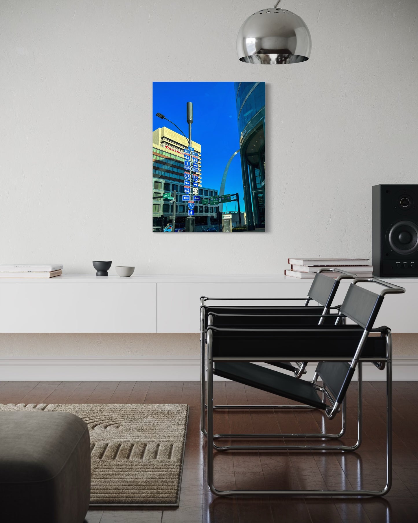 Downtown St. Louis Street Photography Print – Semi-Glossy Poster