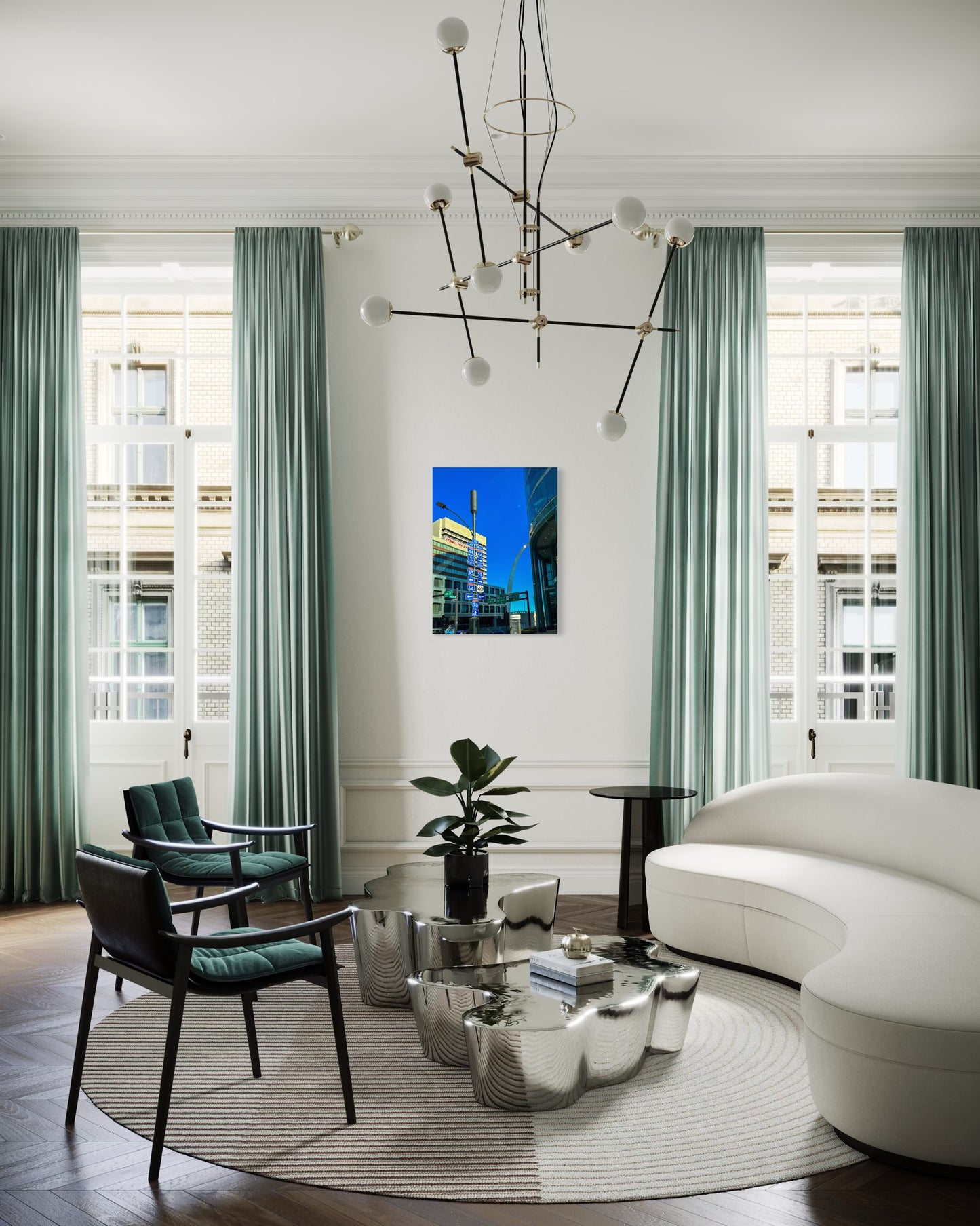 Downtown St. Louis Street Photography Print – Semi-Glossy Poster