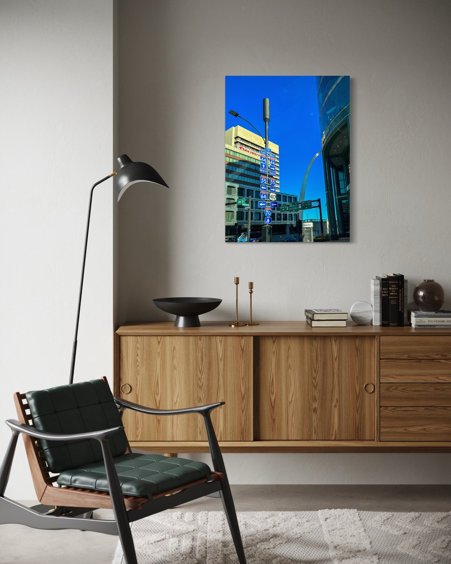 Downtown St. Louis Street Photography Print – Semi-Glossy Poster