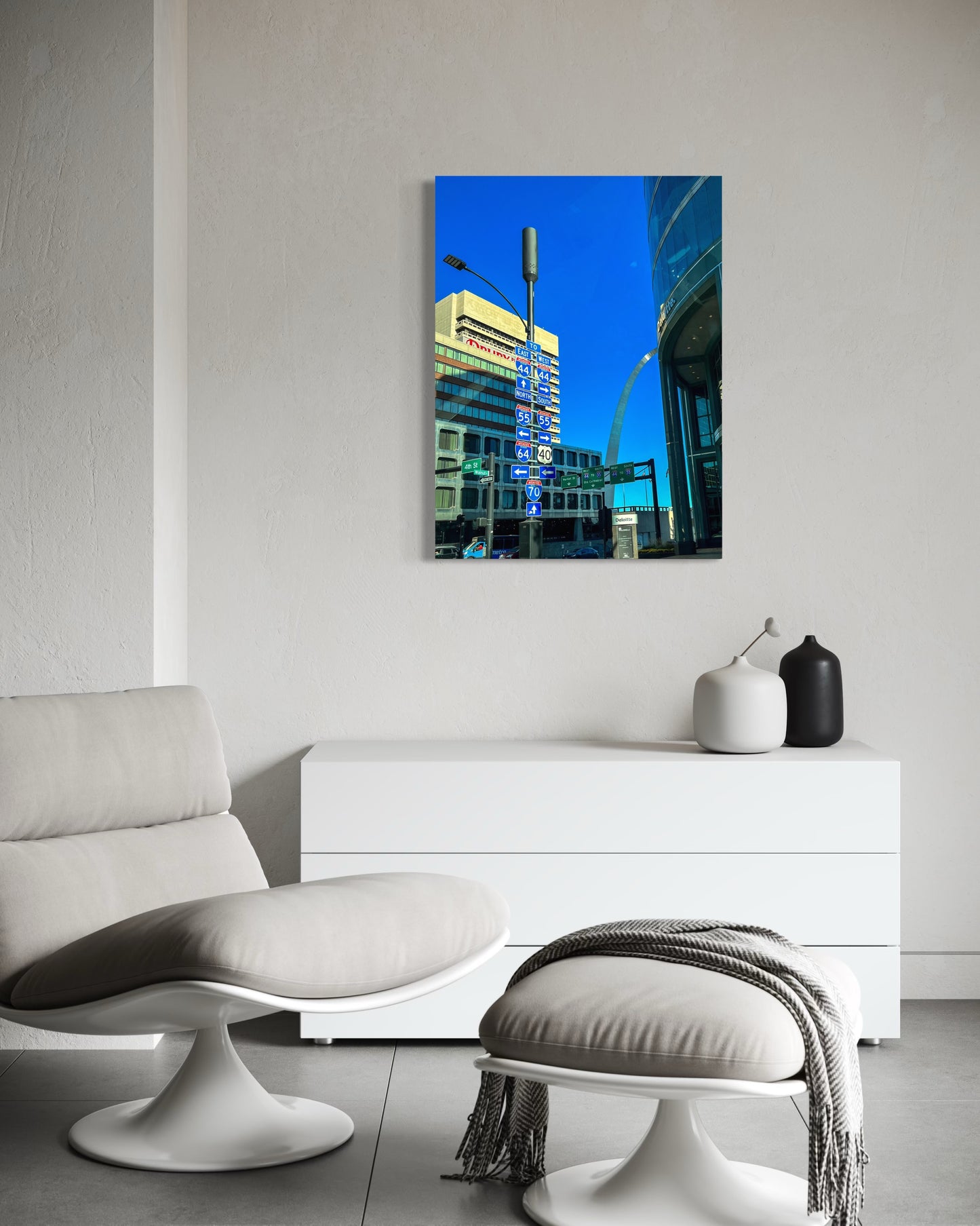 Downtown St. Louis Street Photography Print – Semi-Glossy Poster