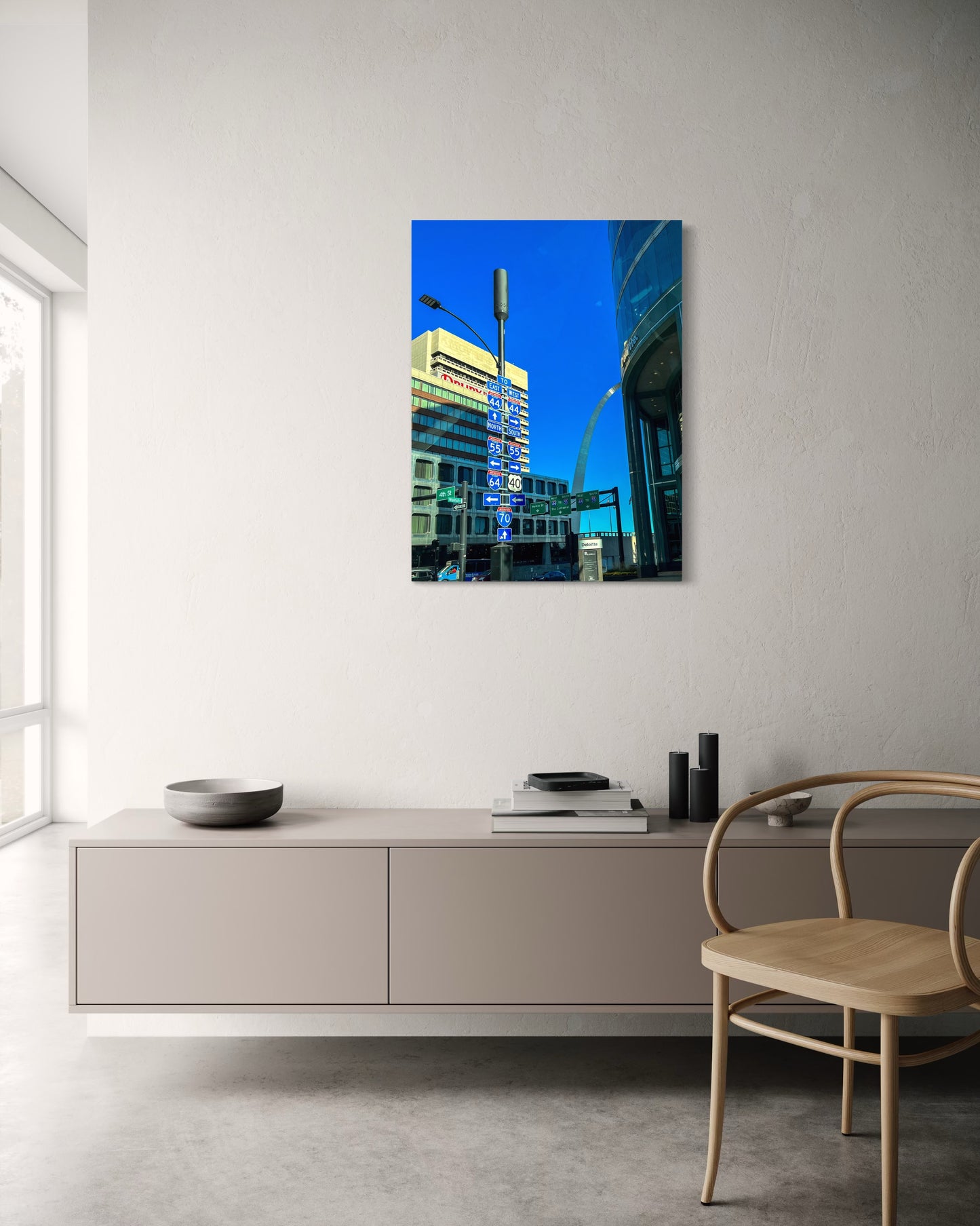 Downtown St. Louis Street Photography Print – Semi-Glossy Poster
