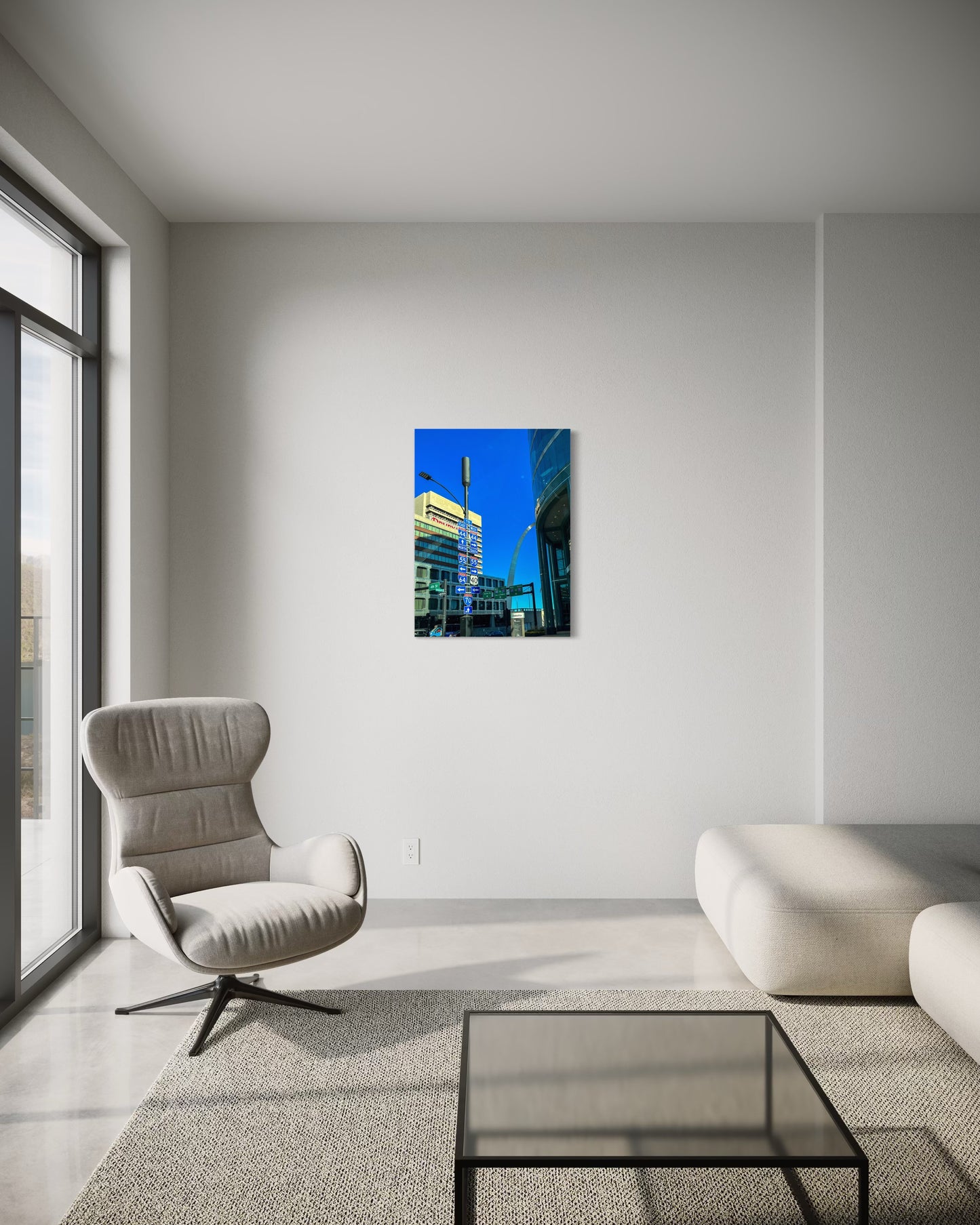 Downtown St. Louis Street Photography Print – Semi-Glossy Poster