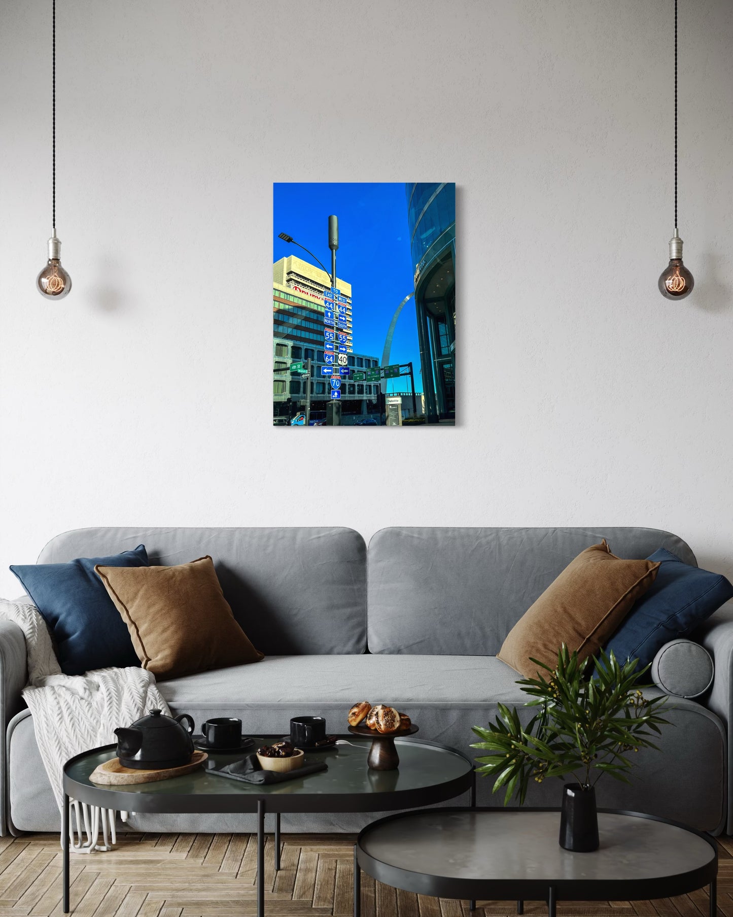 Downtown St. Louis Street Photography Print – Semi-Glossy Poster