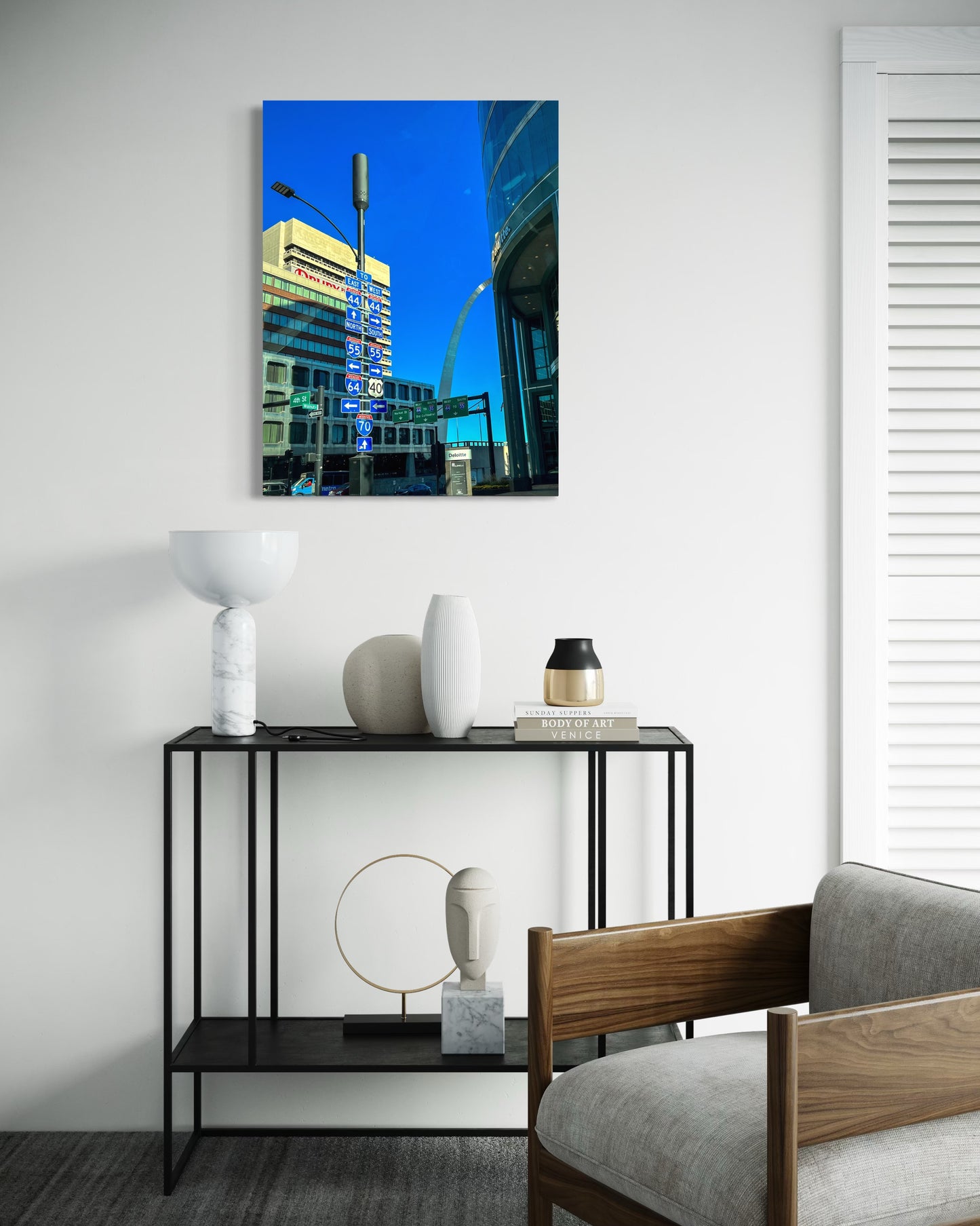 Downtown St. Louis Street Photography Print – Semi-Glossy Poster