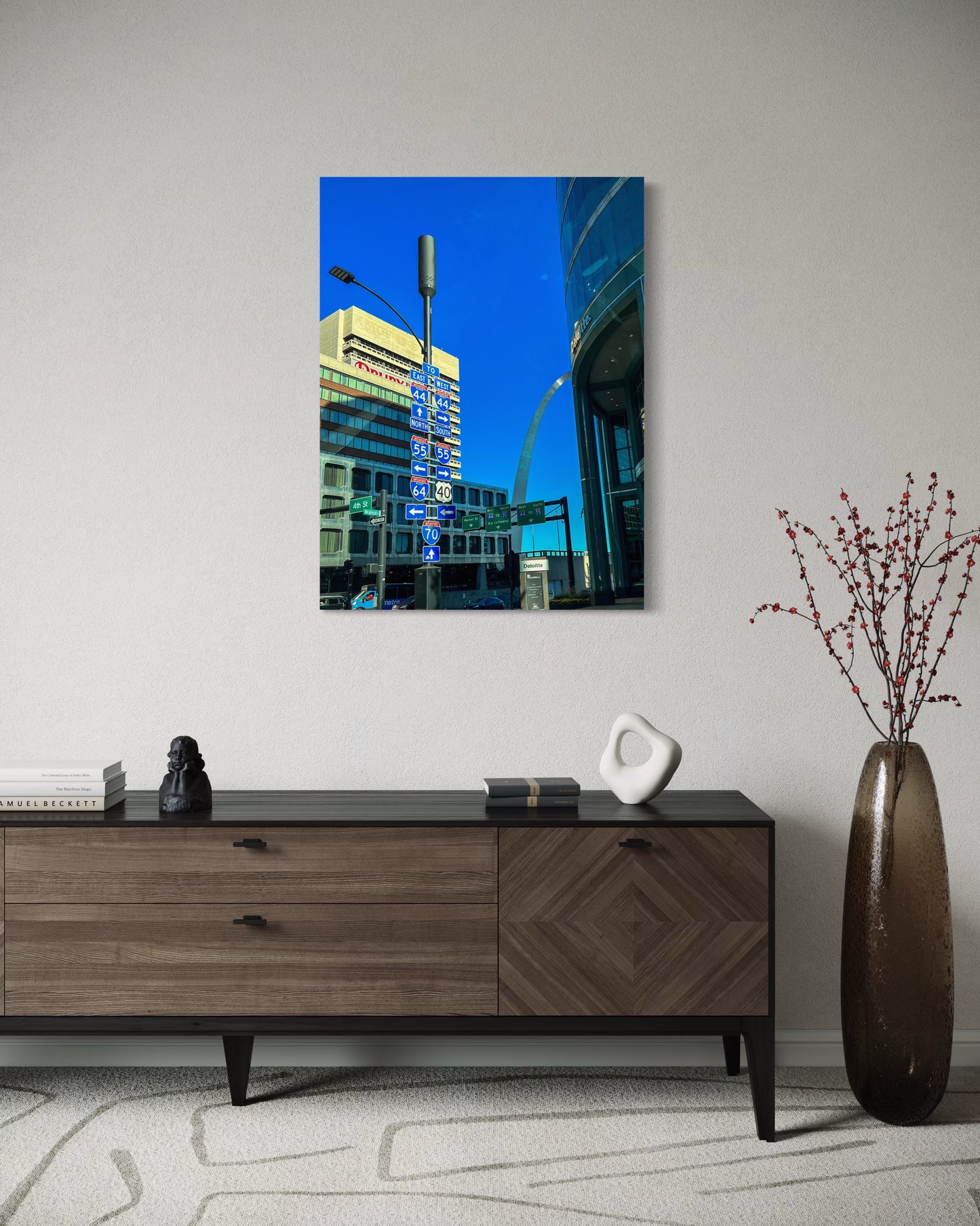 Downtown St. Louis Street Photography Print – Semi-Glossy Poster