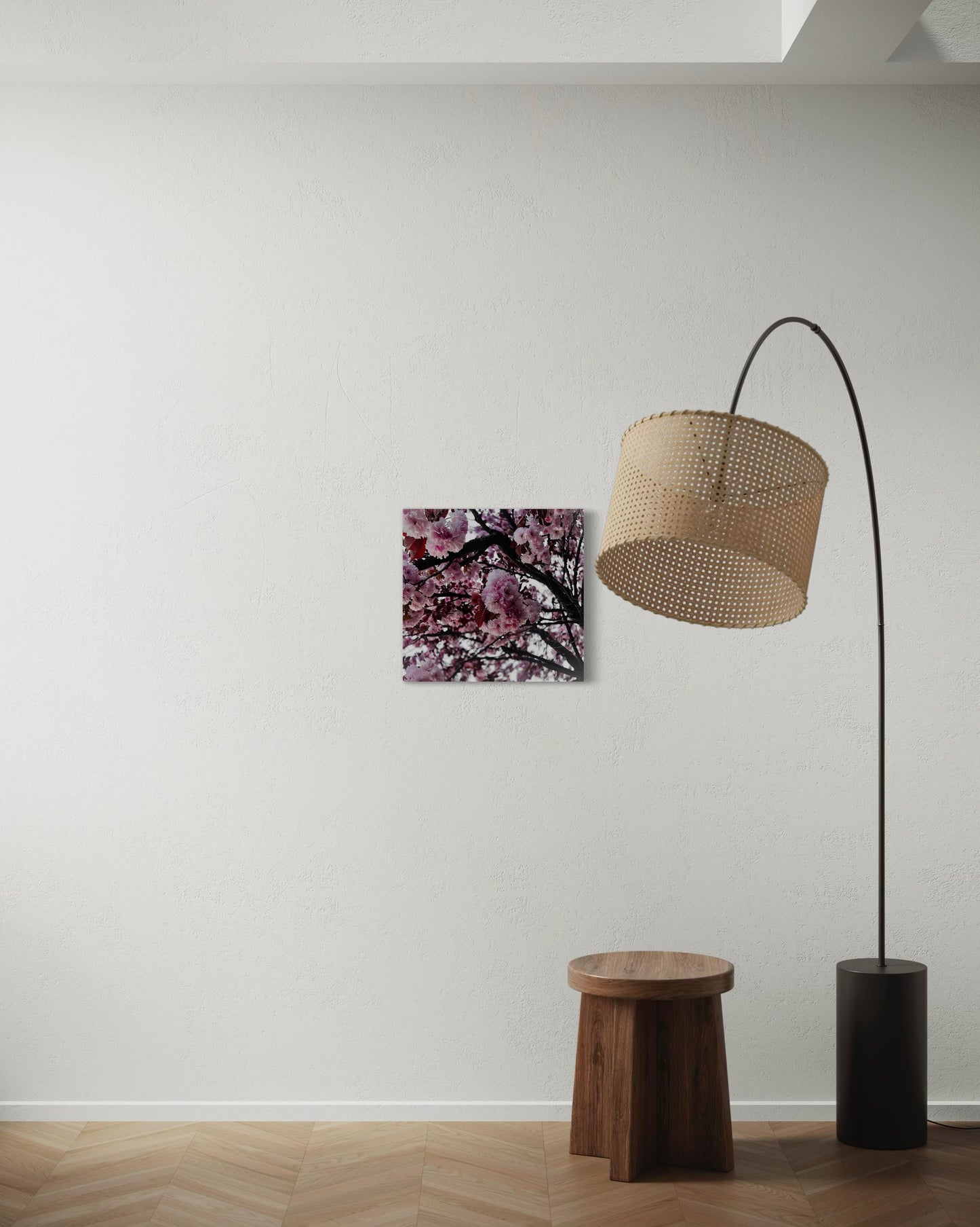 Framed Sakura Tree Print: Japanese Cherry Blossom Photography