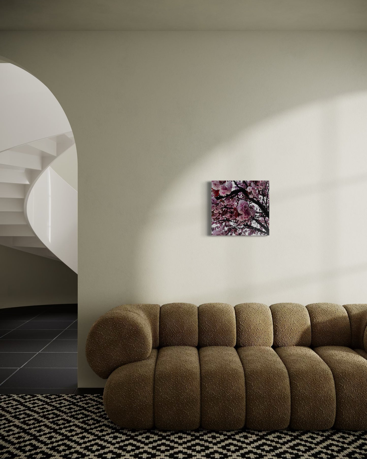 Framed Sakura Tree Print: Japanese Cherry Blossom Photography