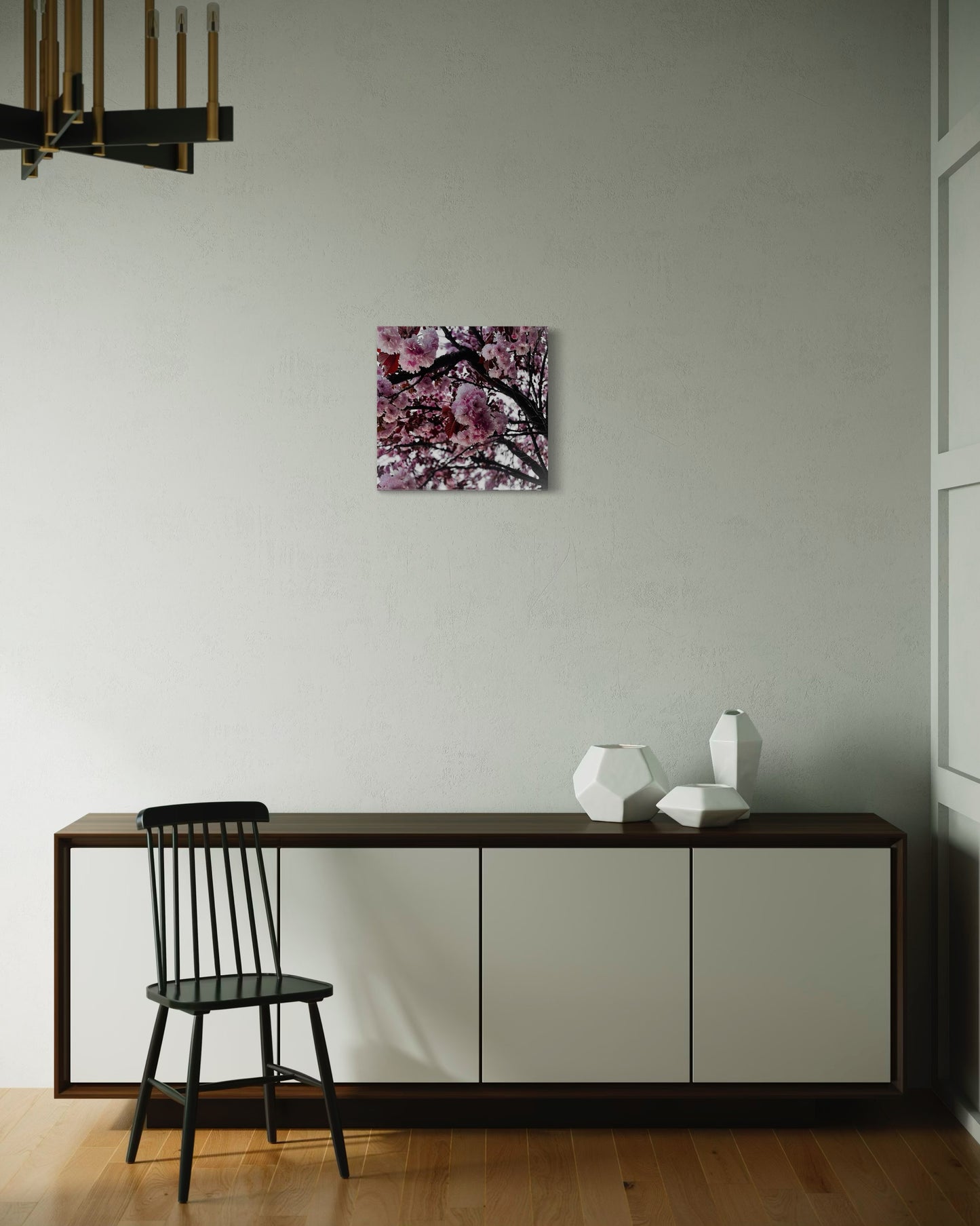 Framed Sakura Tree Print: Japanese Cherry Blossom Photography