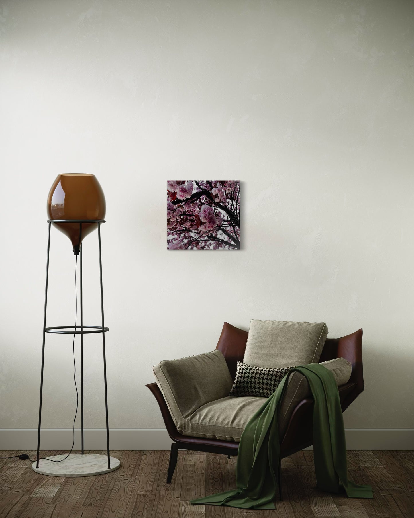 Framed Sakura Tree Print: Japanese Cherry Blossom Photography