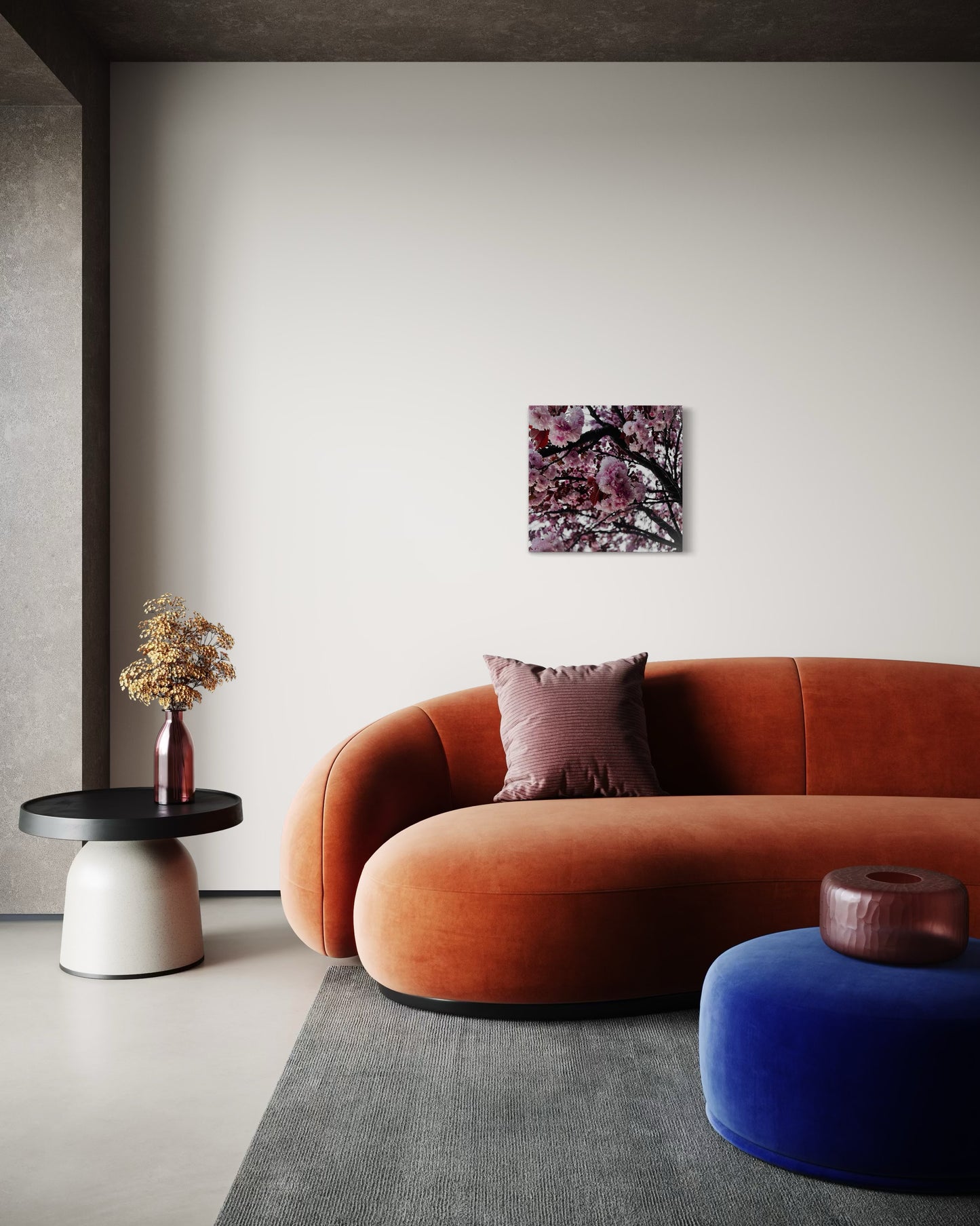 Framed Sakura Tree Print: Japanese Cherry Blossom Photography