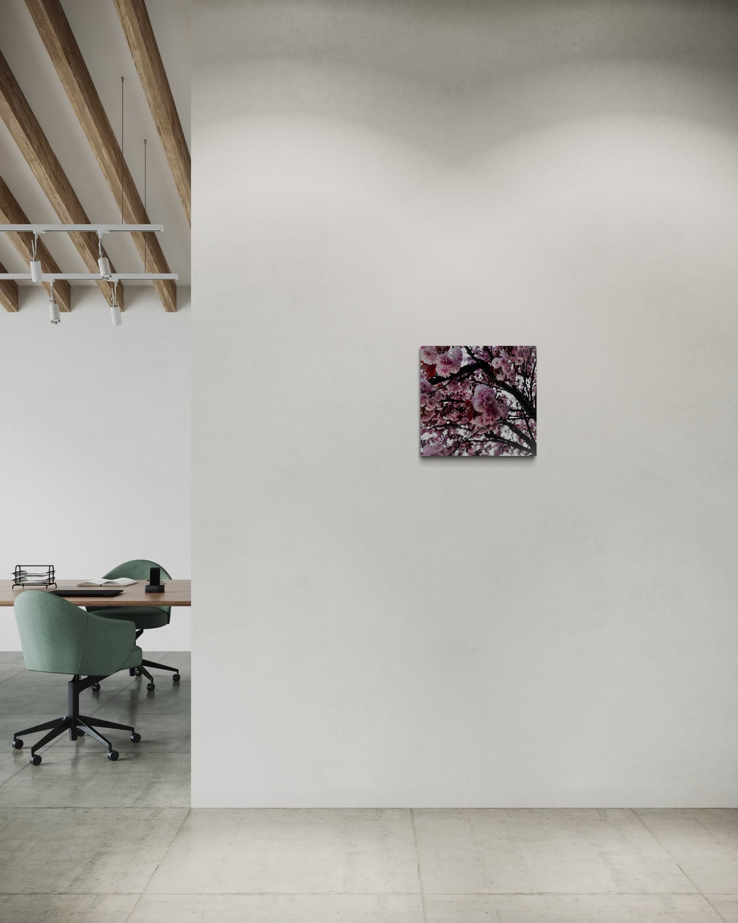 Framed Sakura Tree Print: Japanese Cherry Blossom Photography