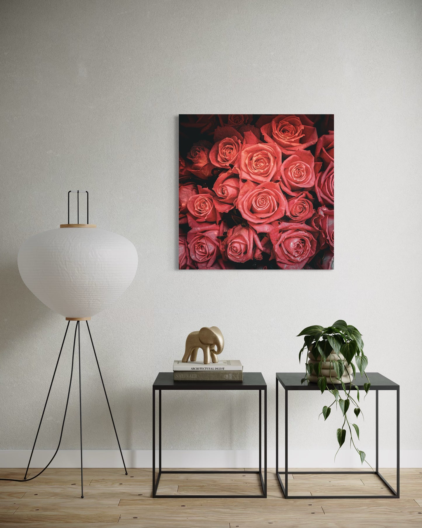 Pink Roses Fine Art Photography Print - Romantic Floral Wall Decor