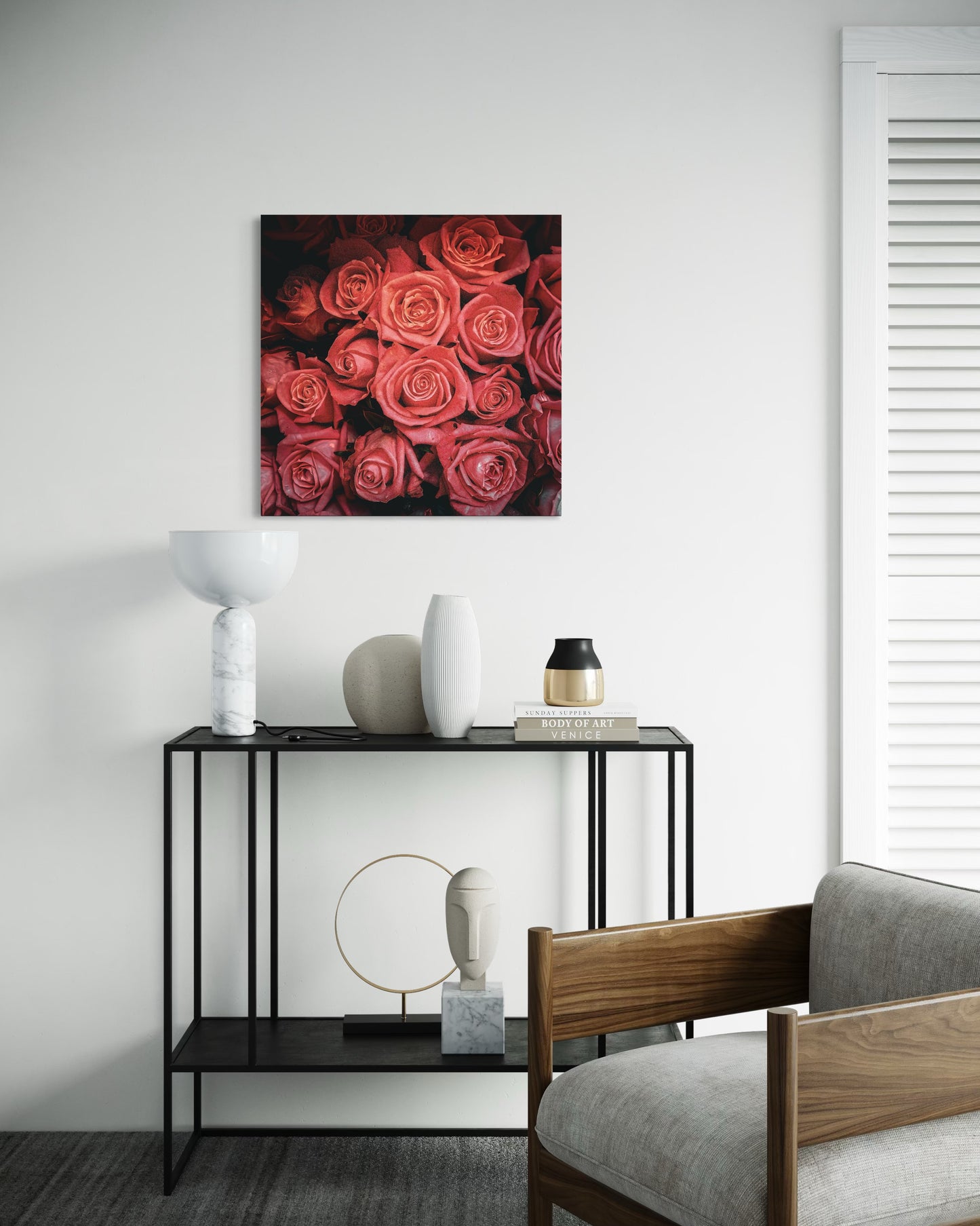 Pink Roses Fine Art Photography Print - Romantic Floral Wall Decor