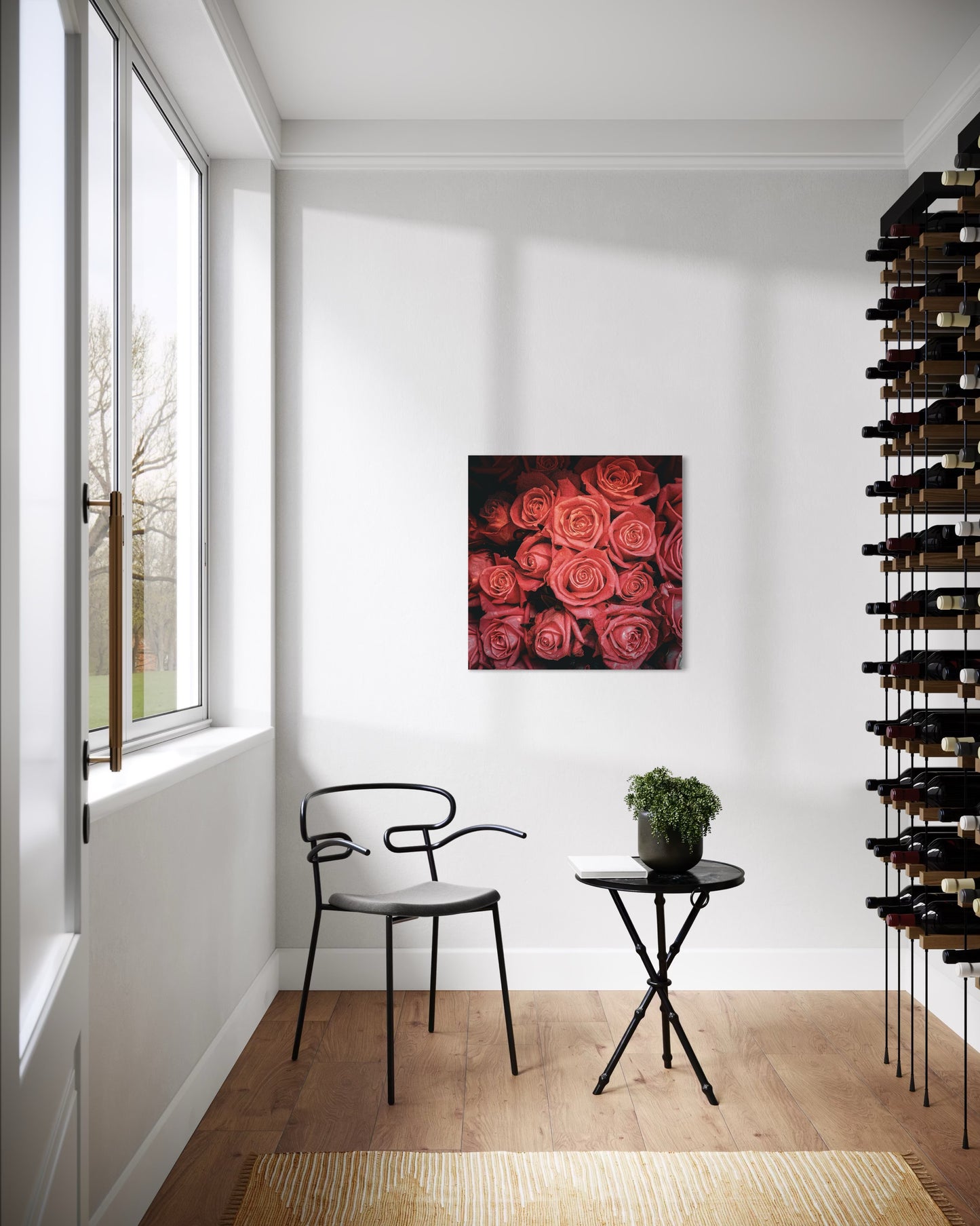 Pink Roses Fine Art Photography Print - Romantic Floral Wall Decor