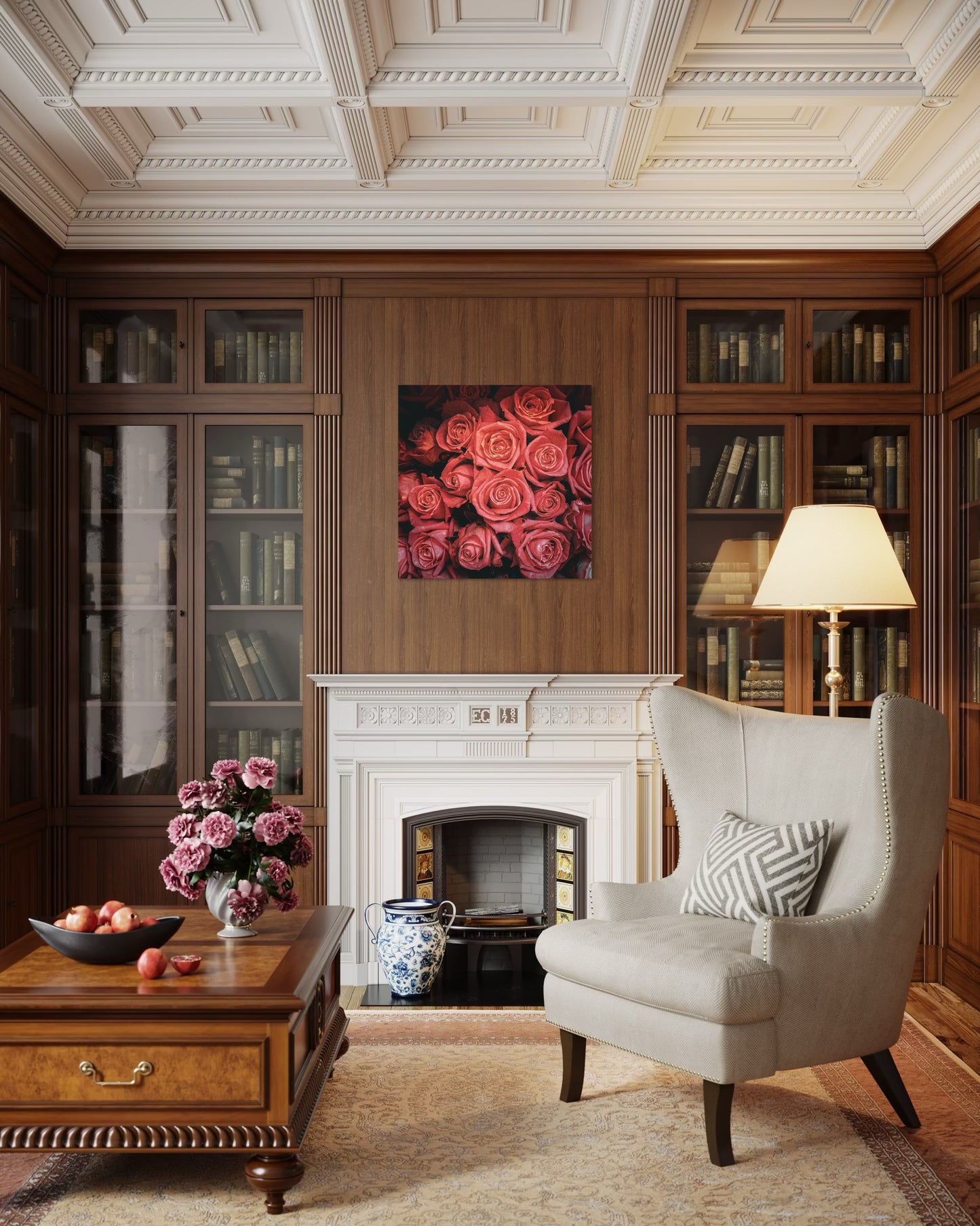 Pink Roses Fine Art Photography Print - Romantic Floral Wall Decor