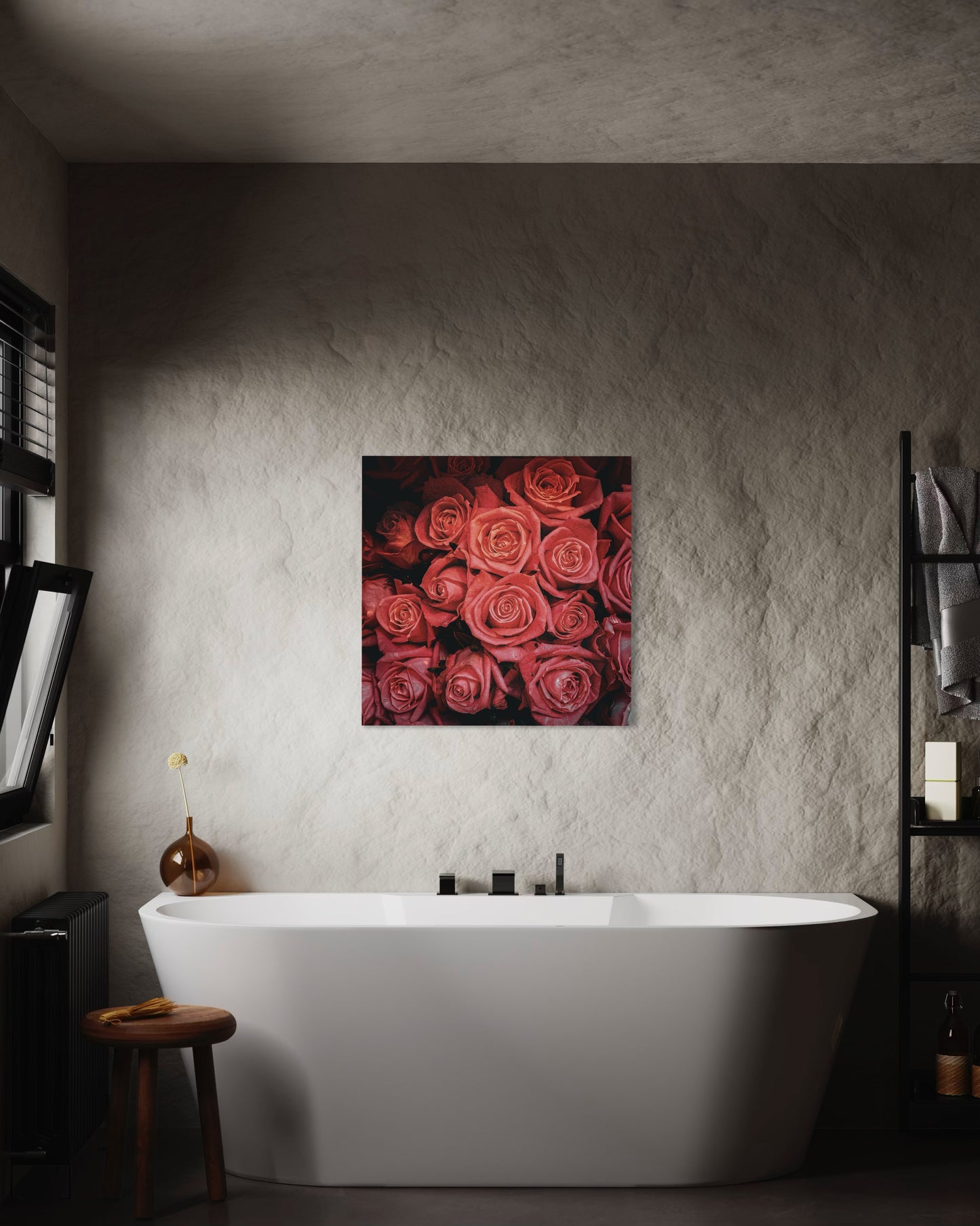 Pink Roses Fine Art Photography Print - Romantic Floral Wall Decor