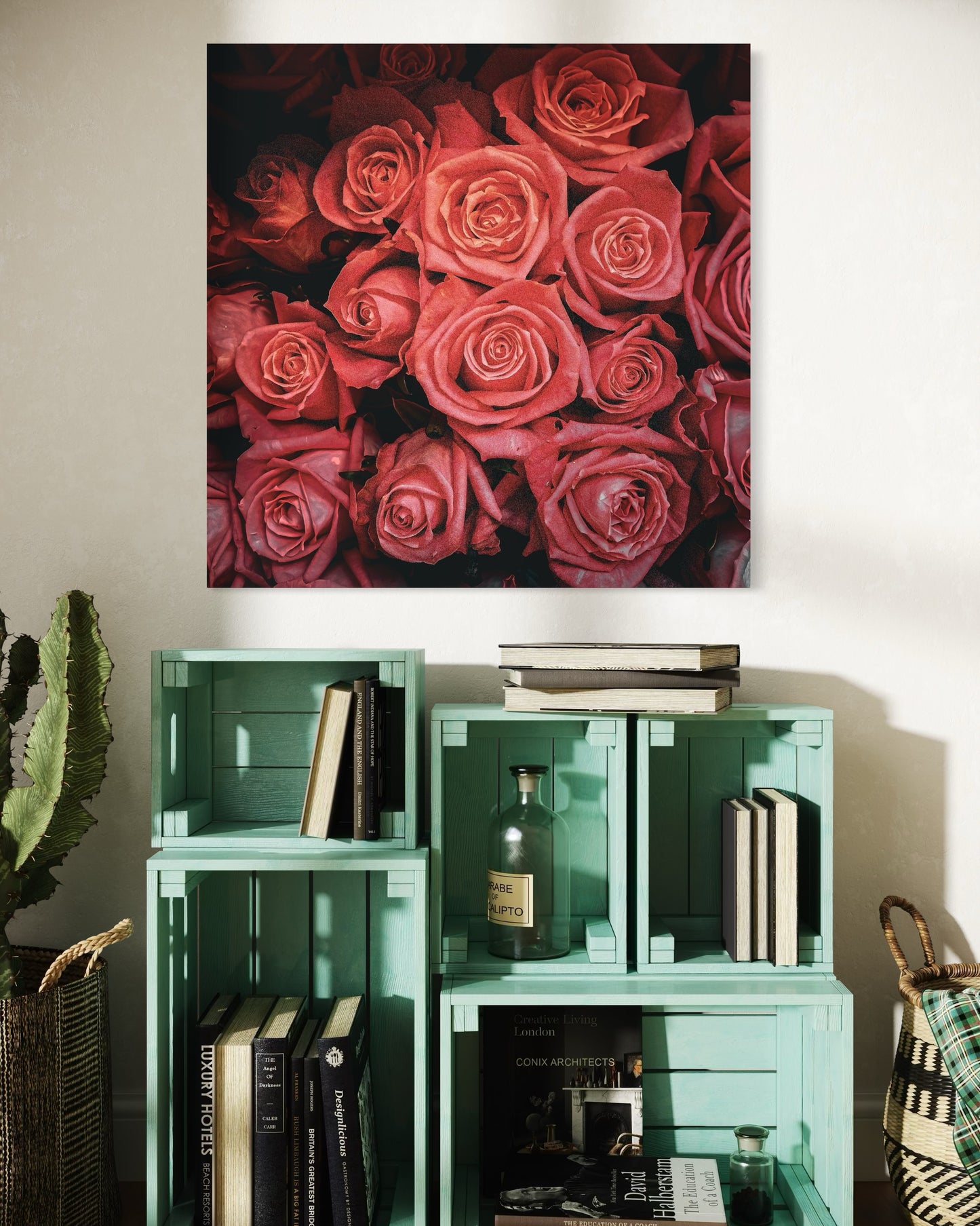 Pink Roses Fine Art Photography Print - Romantic Floral Wall Decor