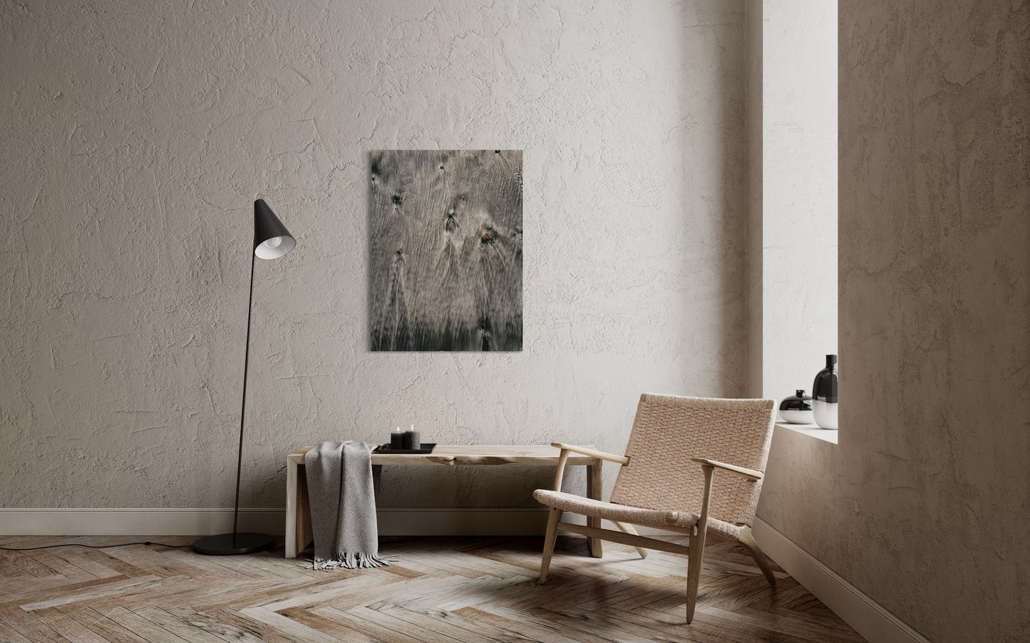 Minimalist Sand Texture Photography Print: Coastal Beige Nature Art