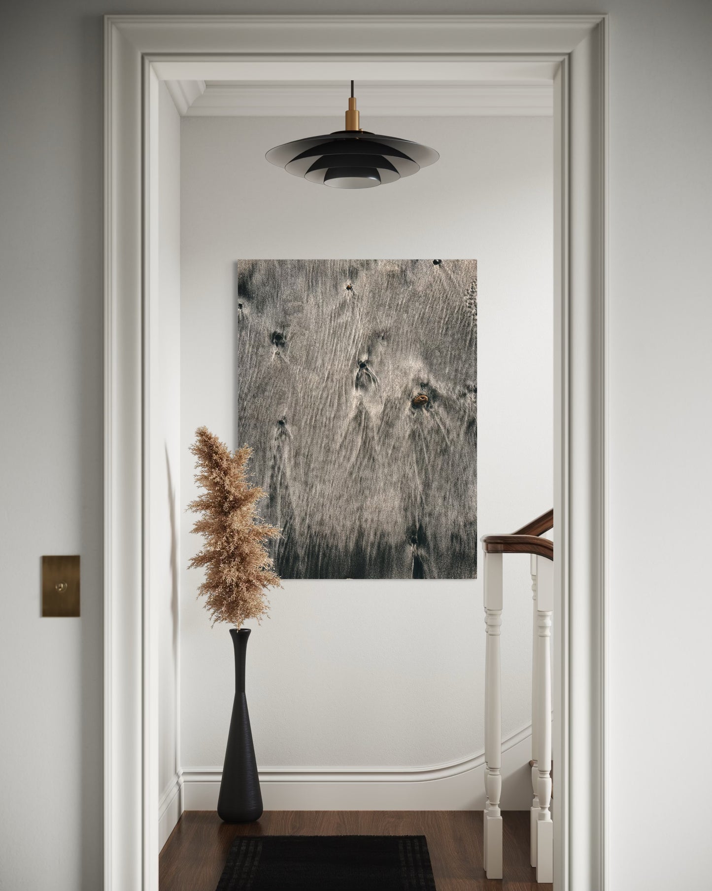 Minimalist Sand Texture Photography Print: Coastal Beige Nature Art