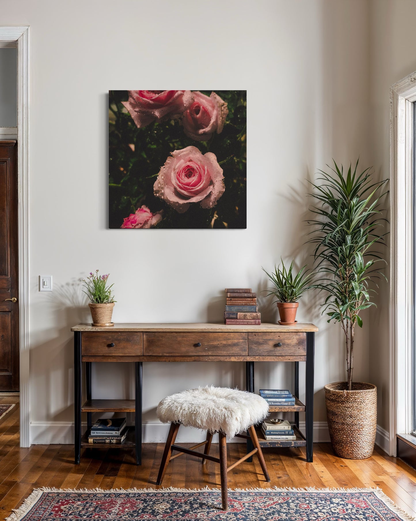 Blush Rose Photography Print – Romantic Floral