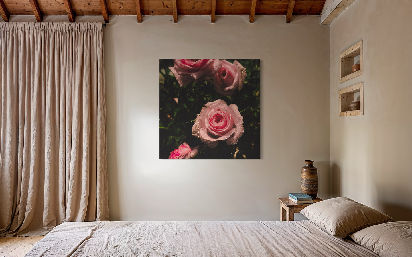 Blush Rose Photography Print – Romantic Floral