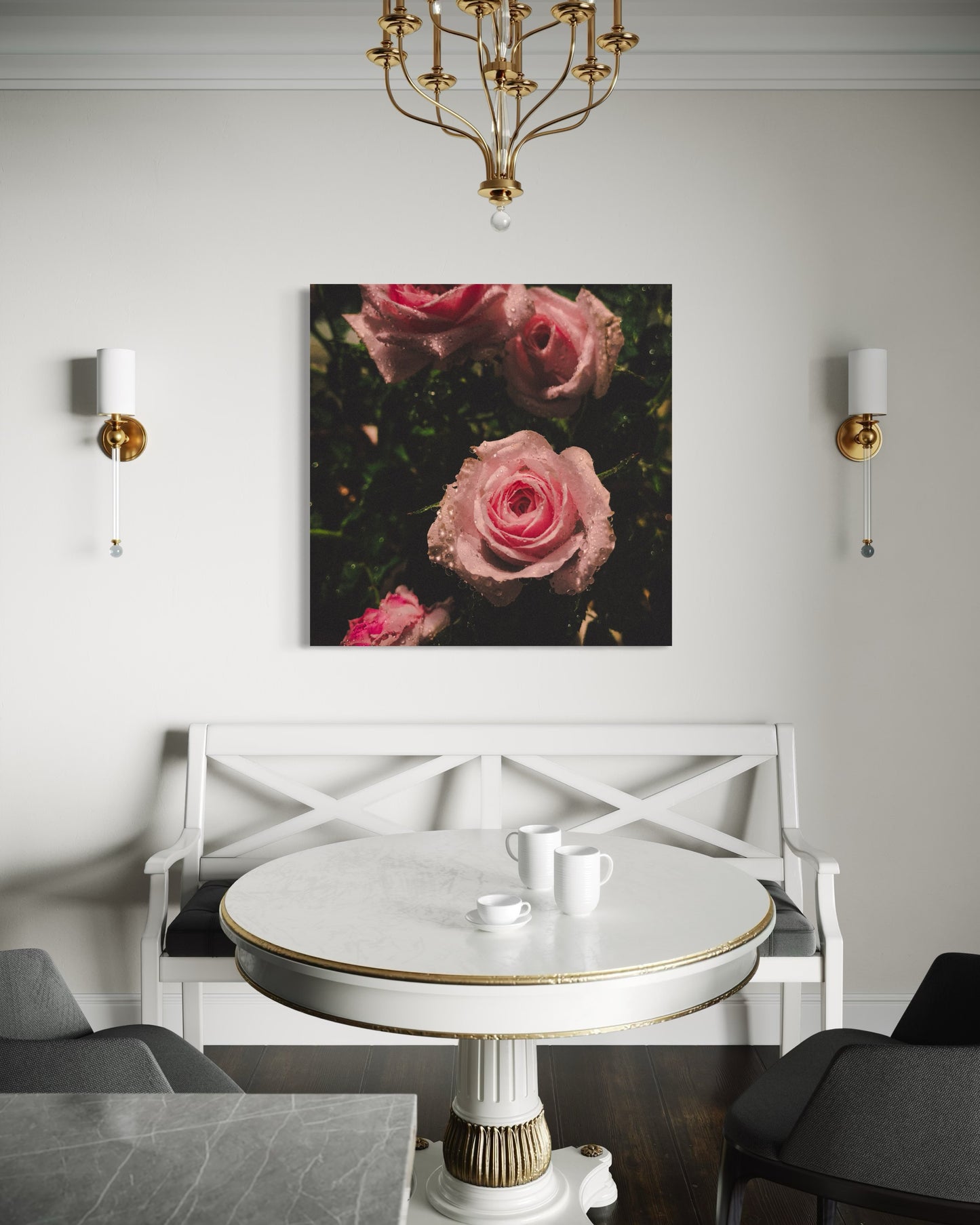 Blush Rose Photography Print – Romantic Floral