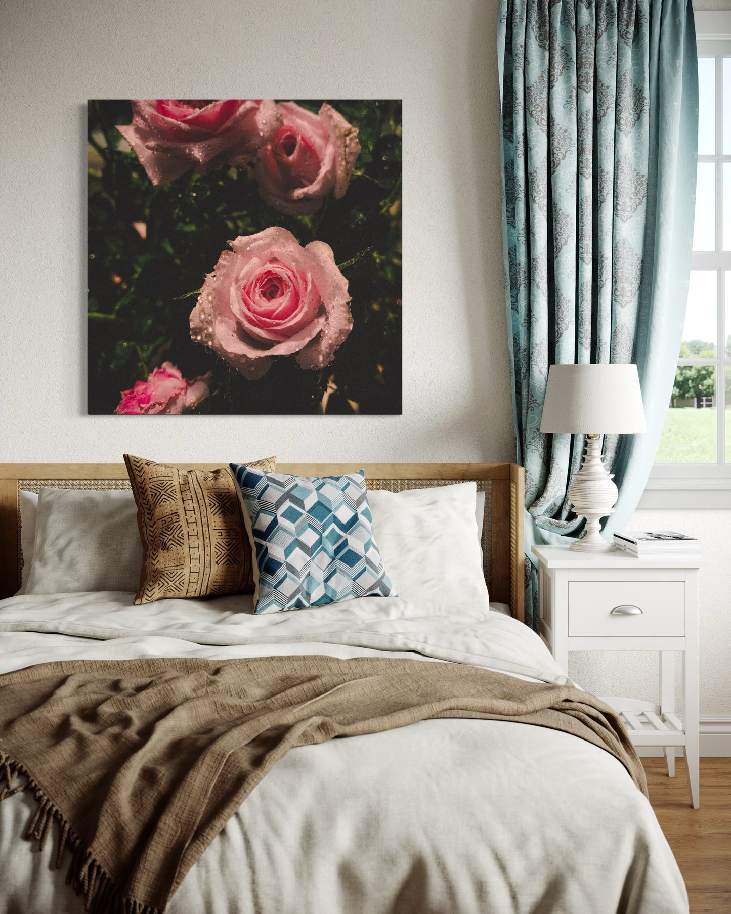 Blush Rose Photography Print – Romantic Floral