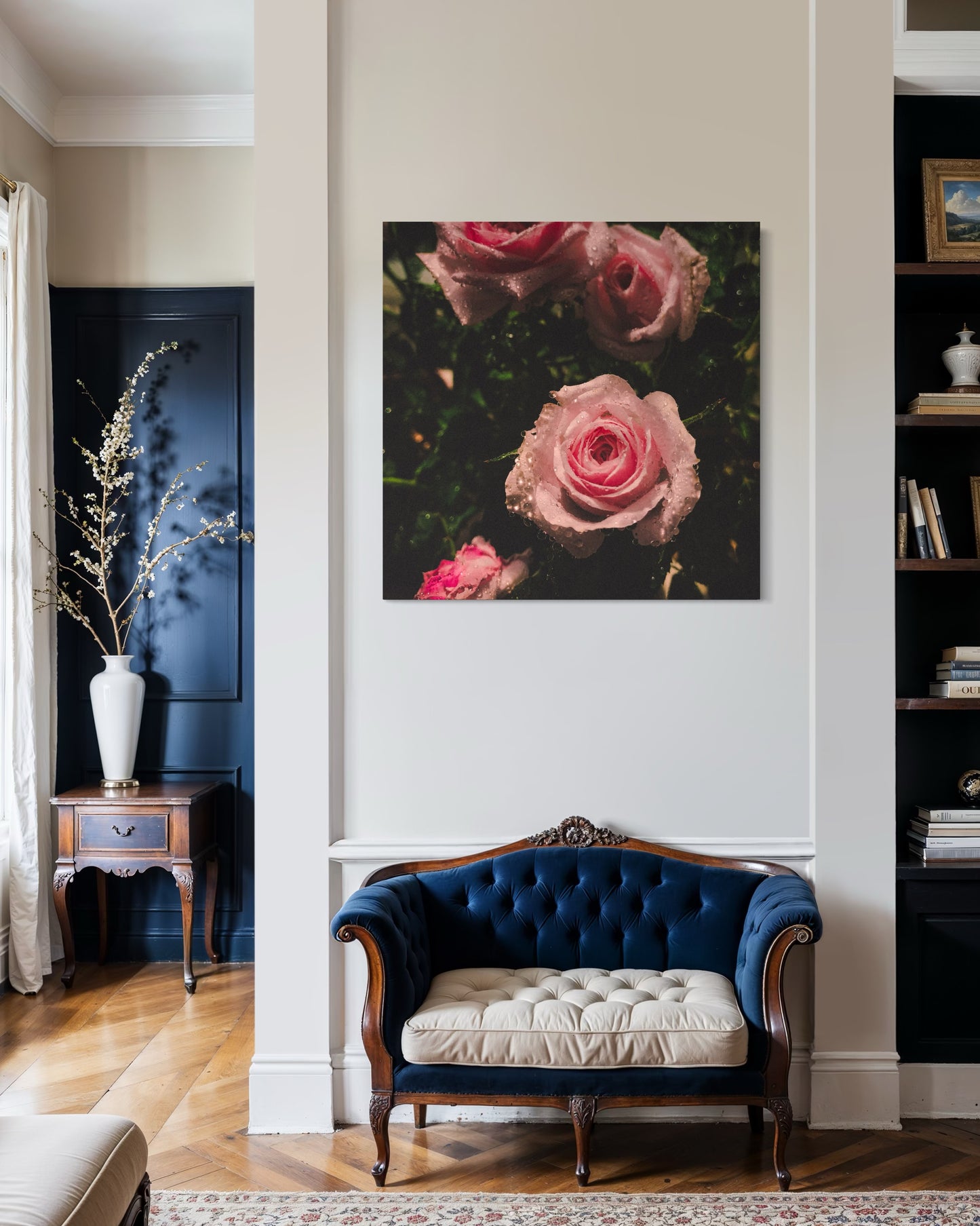 Blush Rose Photography Print – Romantic Floral