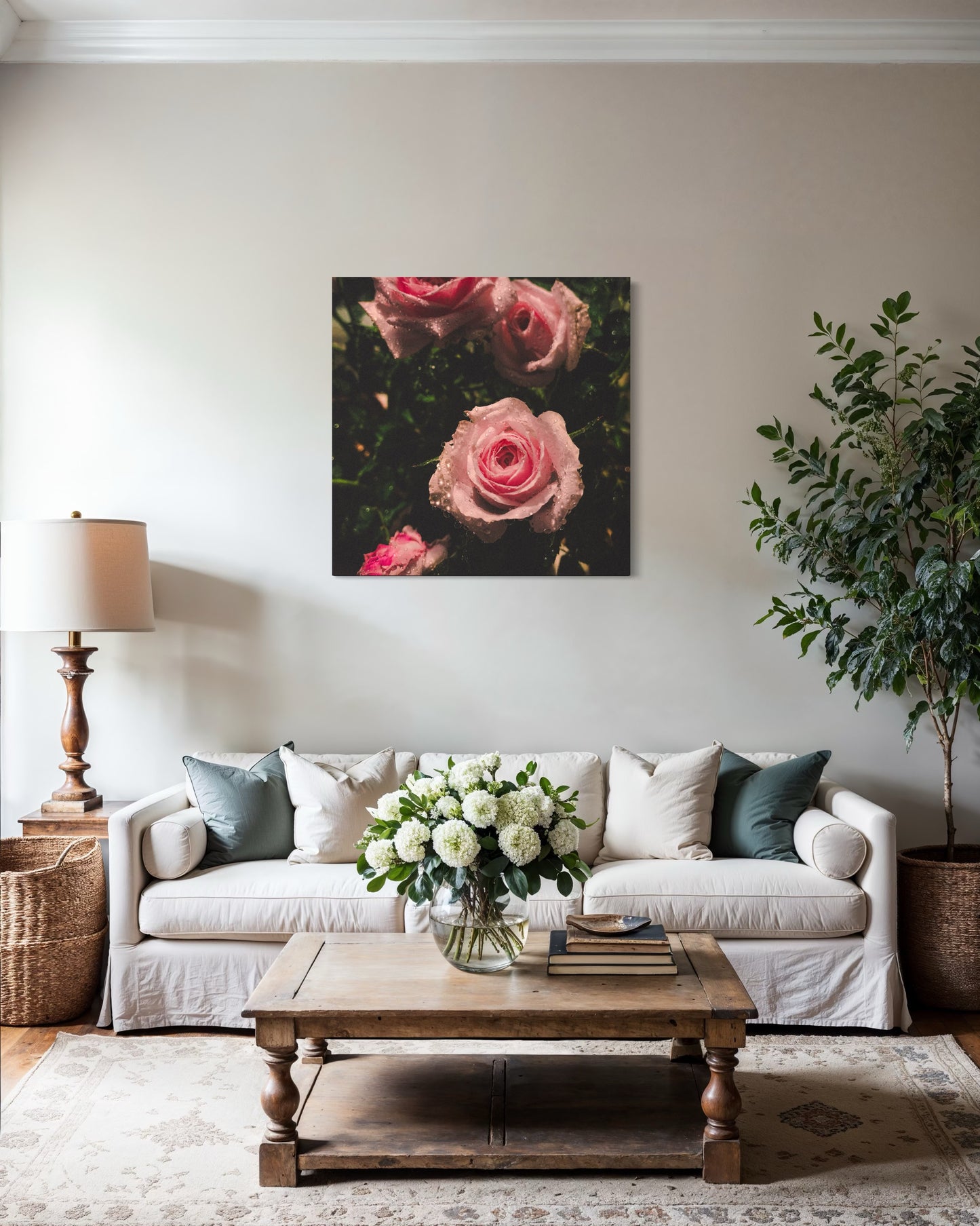 Blush Rose Photography Print – Romantic Floral
