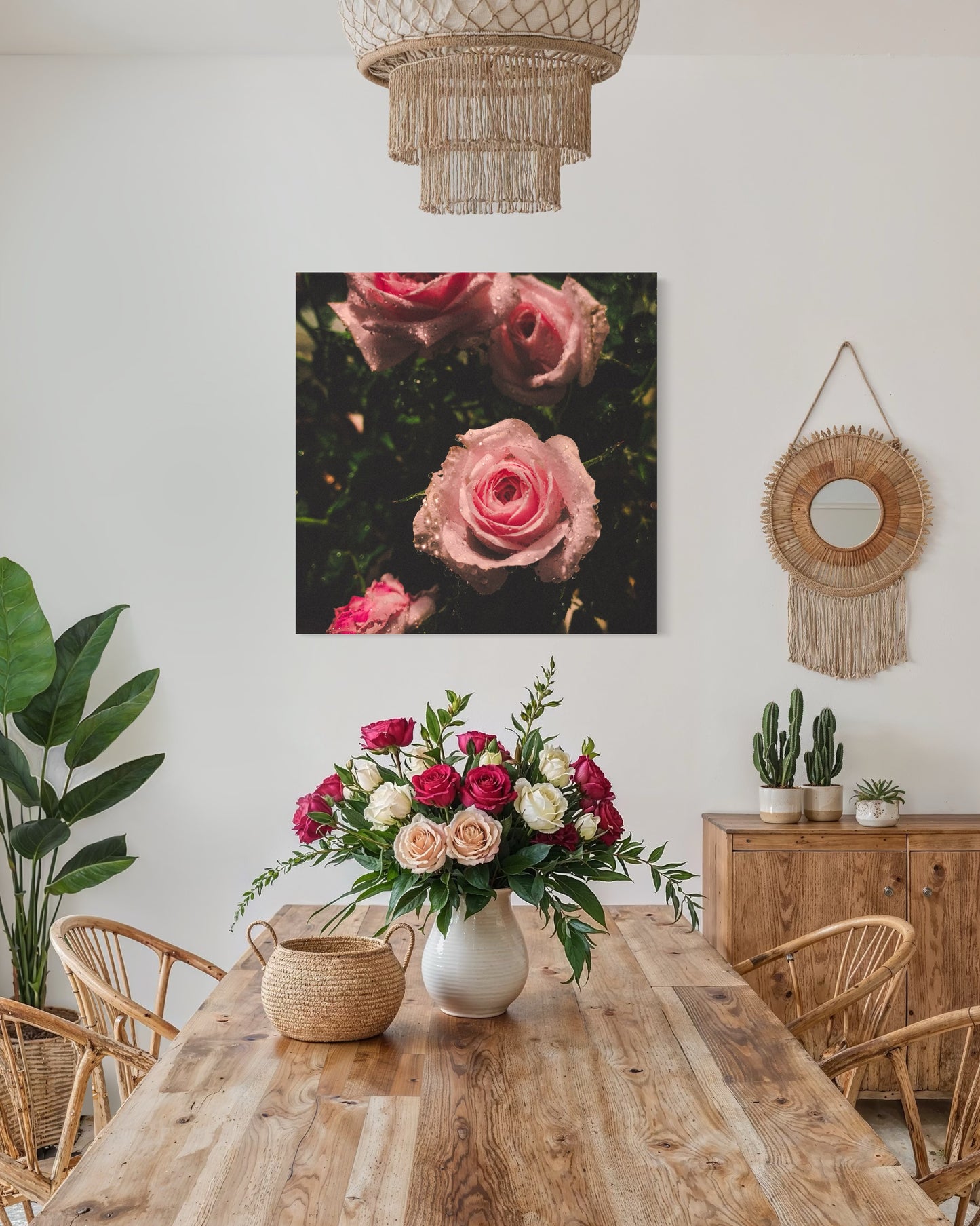 Blush Rose Photography Print – Romantic Floral