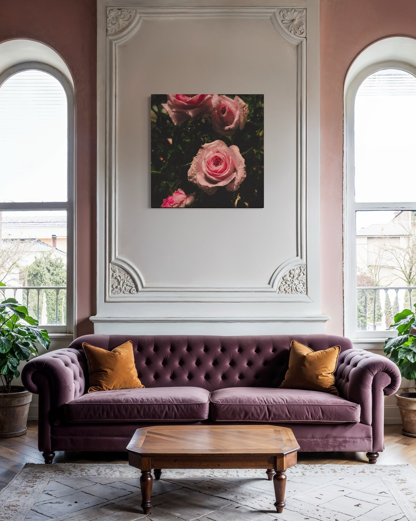 Blush Rose Photography Print – Romantic Floral
