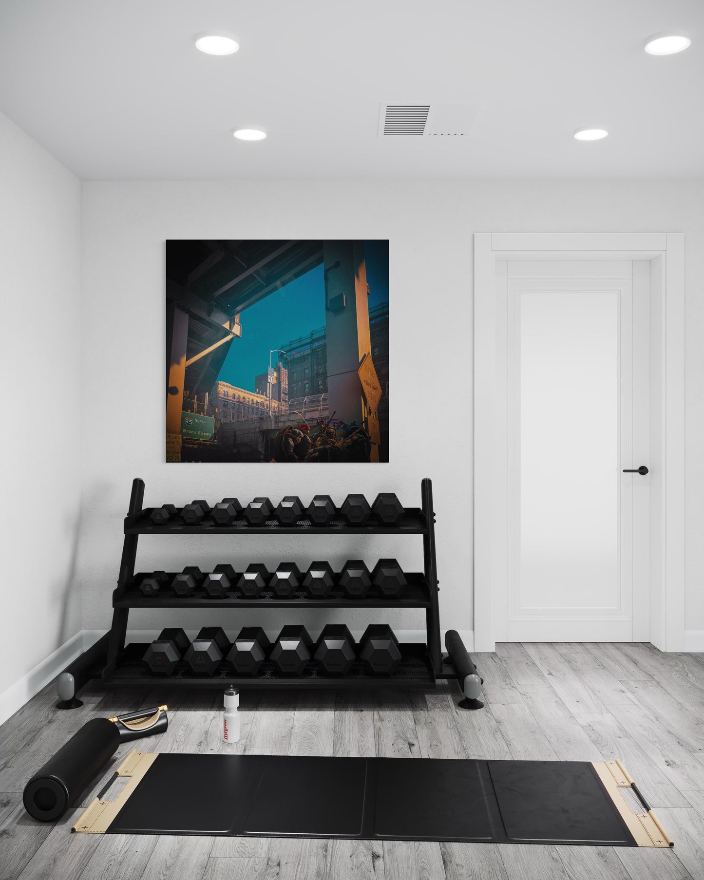 Urban Overpass Photography, Cinematic New York City Print