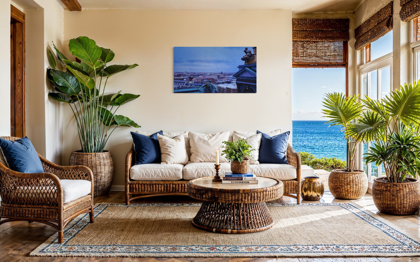 Landscape Venom Over the City – Surreal St. Petersburg Skyline Art Print. Museum-Quality Matte Paper Poster