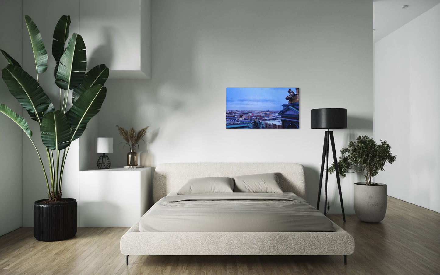 Landscape Venom Over the City – Surreal St. Petersburg Skyline Art Print. Museum-Quality Matte Paper Poster