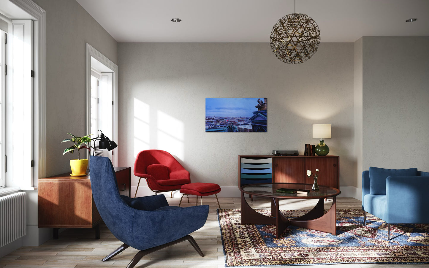 Landscape Venom Over the City – Surreal St. Petersburg Skyline Art Print. Museum-Quality Matte Paper Poster