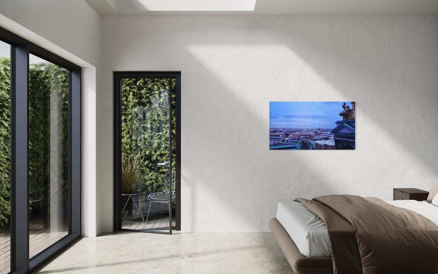 Landscape Venom Over the City – Surreal St. Petersburg Skyline Art Print. Museum-Quality Matte Paper Poster