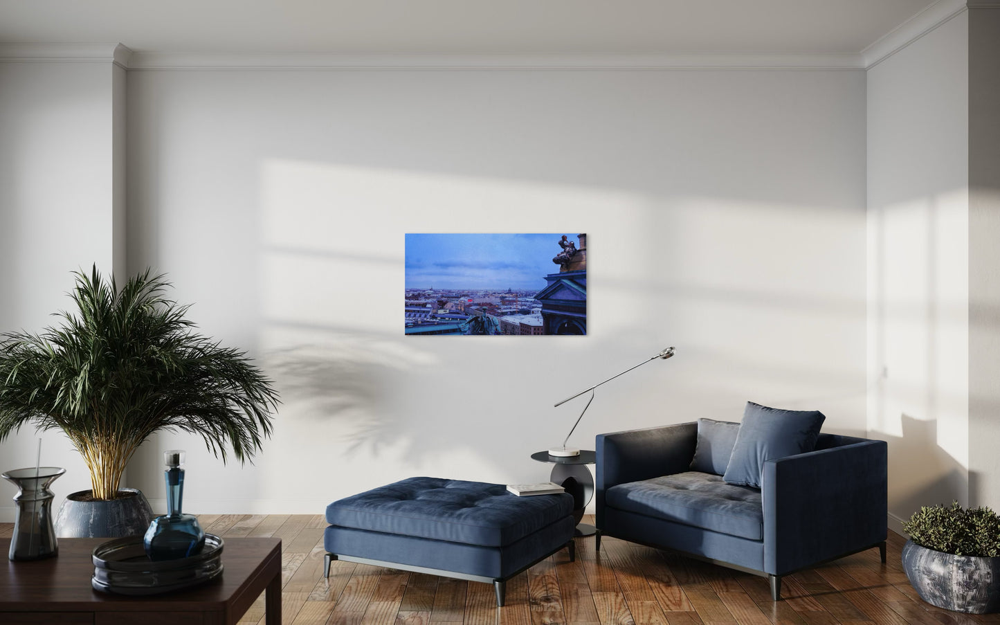 Landscape Venom Over the City – Surreal St. Petersburg Skyline Art Print. Museum-Quality Matte Paper Poster